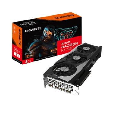 Imagem de Placa De Vídeo RX 7600 Gaming Oc Gigabyte Radeon AMD, 8GB, GDDR6, 128 Bits - Gv-R76gaming Oc-8gd