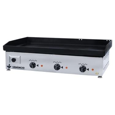 Imagem de Chapa Bifeteira Venâncio Deguste Luxo Elétrica Bancada Em Aço 81,5cm 220v Ce80 49813