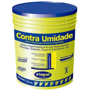 Imagem de Aditivo Impermeabilizante para Reservatórios Contra Umidade 3,6 Litros - 0937 - VIAPOL