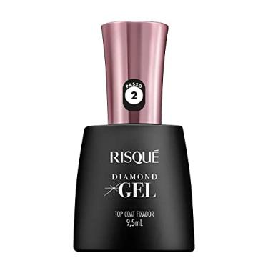 Imagem de Risqué Top Coat Fixador Diamond Gel Cremoso - 9, 5 ml