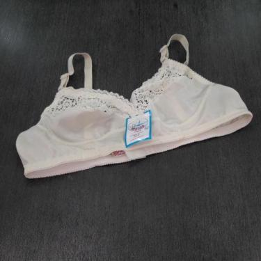 Imagem de Sutiã Simples com Renda - Saulo Lingerie, Marfim, GG