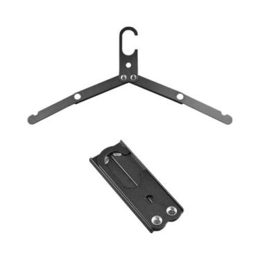 Imagem de Cabides Portáteis Dobráveis De Alumínio Ultraleves E Antiderrapantes P