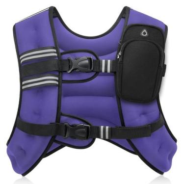 Imagem de Colete com Peso ZELUS 9 kg com Faixa Refletiva para Fitness