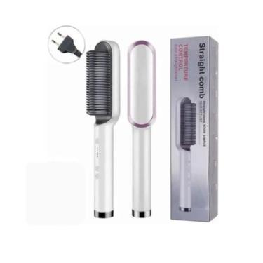 Imagem de Escova Alisadora Elétrica + Bivolt + Profissional + Benefíci - mavi st