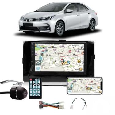 Imagem de Multimídia Toyota Corolla 2017 2018 2019 Espelhamento Bluetooth USB SD