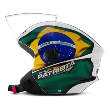 Imagem de Capacete Aberto Pro Tork New Liberty 3 Patriota Branco Tamanho 56