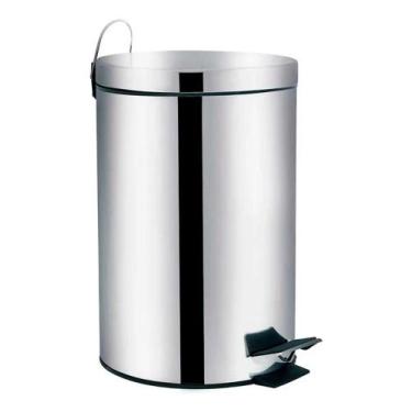 Imagem de Lixeira Inox Pedal 20 Litros Mor Balde Interno Agata - Congratulations