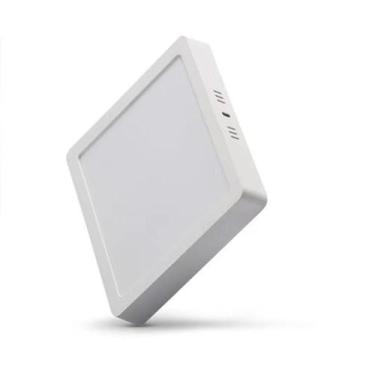 Imagem de Plafon Led Sobrepor Quadrado Eco Branco 18W 6500K (Branca Fria) Bivolt
