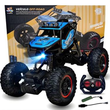 Imagem de Carrinho De Controle Remoto Grande 4x4 Subida Na Terra - Europio