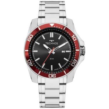 Imagem de Relógio Technos Masculino Racer Premium Prata - 2117lfv/1p