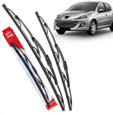 Imagem de Par Palheta Dianteira Limpadora de Para-brisa Peugeot 207 2008 a 2012 