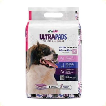 Imagem de Tapete Higiênico Ultra Pads Cães Lavanda 80x60 30 unidades - Fred Stor