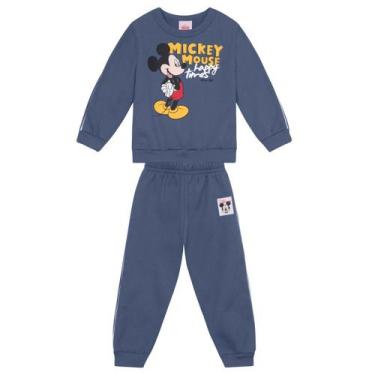 Imagem de Conjunto infantil menino do Mickey Mouse Brandili, 3, Azul