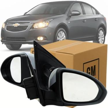 Imagem de Par de Retrovisores Direito e Esquerdo Elétrico Chevrolet Cruze LT LTZ