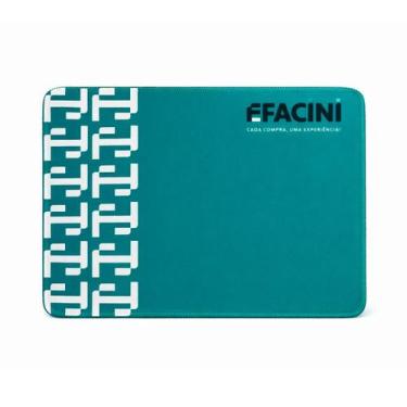 Imagem de Mouse Pad Tech Series eFacini Base Emborrachada 220180mm Azul Turquesa