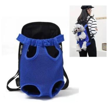Imagem de Mochila Canguru Gato Cao Cachorro Pet Passeio Caminhada Animal de Esti