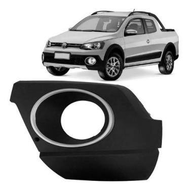 Imagem de Moldura milha saveiro cross g6 prata le - Volkswagen
