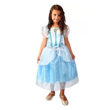 Imagem de Fantasia Cinderela Princesa Clássica Infantil - Super Magia, M