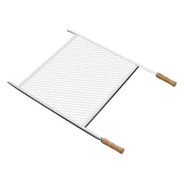 Imagem de Grelha para Churrasco Tramontina 26490003 83x45 Aço Inox, UNICA