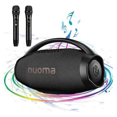Imagem de Caixa De Som Nuoma 200w Portátil Estéreo Alta Hifi Preto 127/220v