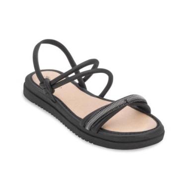 Imagem de Sandália Flatform Pink Cats Infantil PC24-V4902, 36, Preto, Caramelo