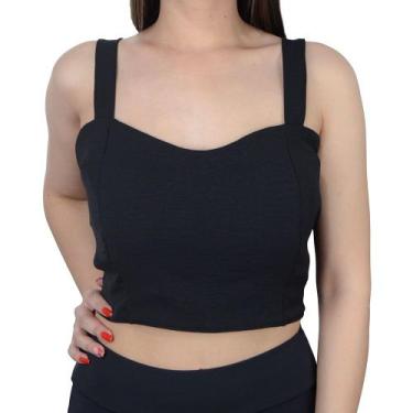 Imagem de Top Feminino Trilhos Urbanos Focus Preto - 2419, P