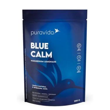 Imagem de Blue Calm Magnésio Inositol Triptofano Taurina 250g Puravida - Pura vi