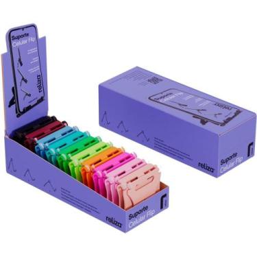 Imagem de Suporte para Celular FLIP Cores Sortidas KIT.C/20 - Reliza