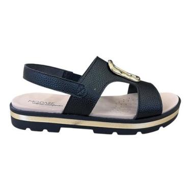 Imagem de Sandalia Feminino Modare Casual Ultraconforto Tiras Calce Fácil Detalh