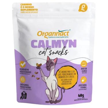 Imagem de Calmyn Cat Snacks para Gatos 40g - Organnact