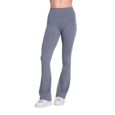Imagem de Calça Flare Feminina Trifil Esportiva Cintura Alta Sem Costura Lateral