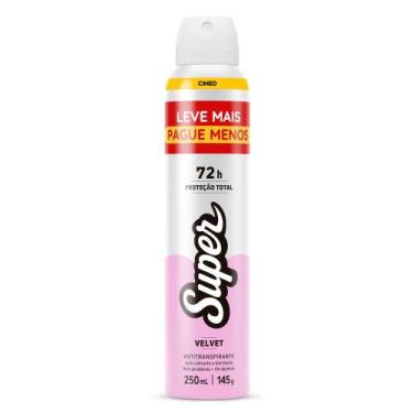 Imagem de Desodorante Super Proteção Total Feminino Velvet Aerosol Antitranspira