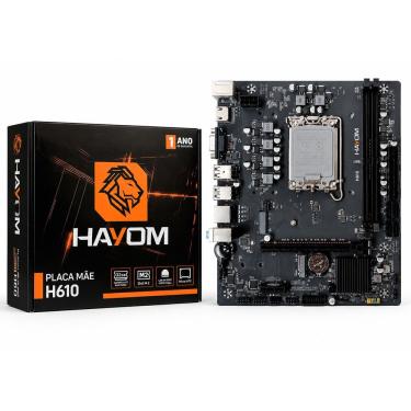 Imagem de Placa Mãe Hayom H610 DDR4 Soquete Intel LGA1700 Chipset H610 Micro ATX