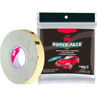 Imagem de Fita Dupla Face 3M Automotiva Transparente Permanente - 12Mm X 3M