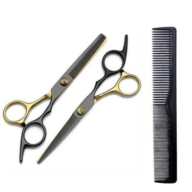 Imagem de Conjunto De Tesouras Profissionais De Cabeleireiro De 6 Polegadas, Tes
