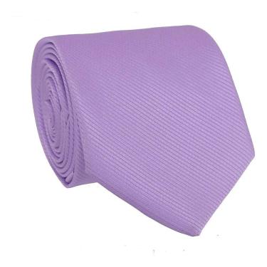Imagem de Gravata Social Masculina Slim Lisa Tons Roxo Amarelo Premium Sem Nó Eventos Casamento Padrinho Trabalho Congresso
