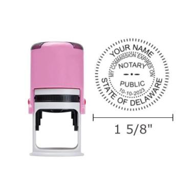 Imagem de Carimbo de Borracha Hubco Shiny R-542 Rosa Autocarimbo 4 cm