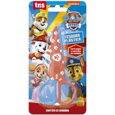 Imagem de Tesoura Escolar Plástica Patrulha Canina Tris