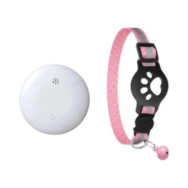 Imagem de Coleira GPS Ajustável E Impermeável Para Gatos Com Localizador Anti-Pe