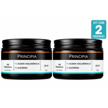 Imagem de Kit com 2 Principia Gel Hidratante Facial 50g