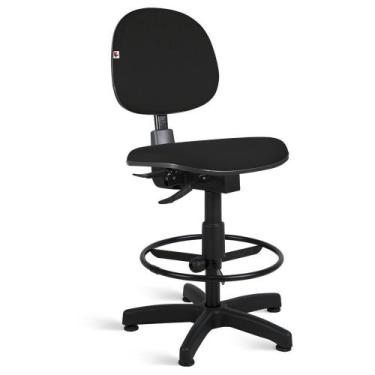 Imagem de Cadeira Caixa Executiva Back System Tecido Preto - Ideaflex