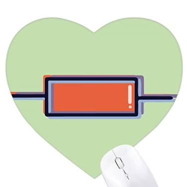 Imagem de Mouse pad de borracha com elemento de eletriciclo de bateria para escritório