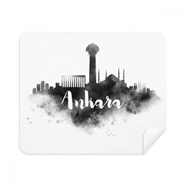 Imagem de Ankara Turkey Landmark Ink Pano de limpeza para pintura de cidade, 2 peças, tecido de camurça
