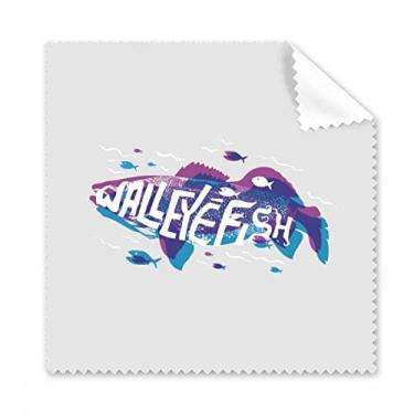 Imagem de Pano de limpeza azul roxo desenho peixe oceano animal limpeza óculos de limpeza tela de telefone 5 peças