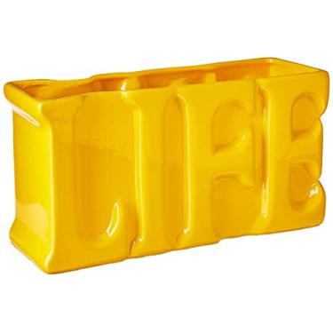 Imagem de Cachepo Lyfe Ceramicas Pegorin Amarelo