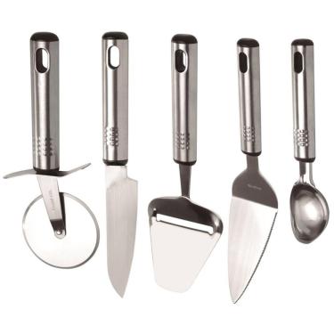 Imagem de Conjunto de Utensílios Inox Premium 5 Peças - Mimo Style