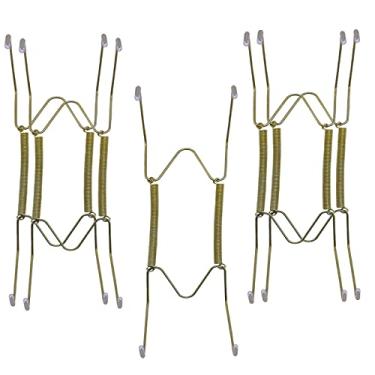 Imagem de Suporte de parede Xinlink Lot5 para pendurar placa invisível pequena de 15,2 cm com capa de borracha protetora para bandeja decorativa de 12,7 cm a 17,78 cm, Dourado, 8-Inch, 1