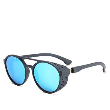 Imagem de Sunglasses Women/Men Vintage Round Sun Glasses Quality Designer Sunglass lentes de sol hombre/mujer UV400,3,Blue,Blue,china