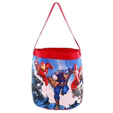 Imagem de Marvel Avengers Kids Collapsible Nylon Gift Basket Bucket Toy Storage Tote Bag (One Size, Blue)