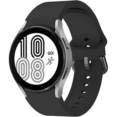 Imagem de Pulseira Sport Silicone Compatível Com Galaxy Watch 4 - (C7COMPANY) (Preto)